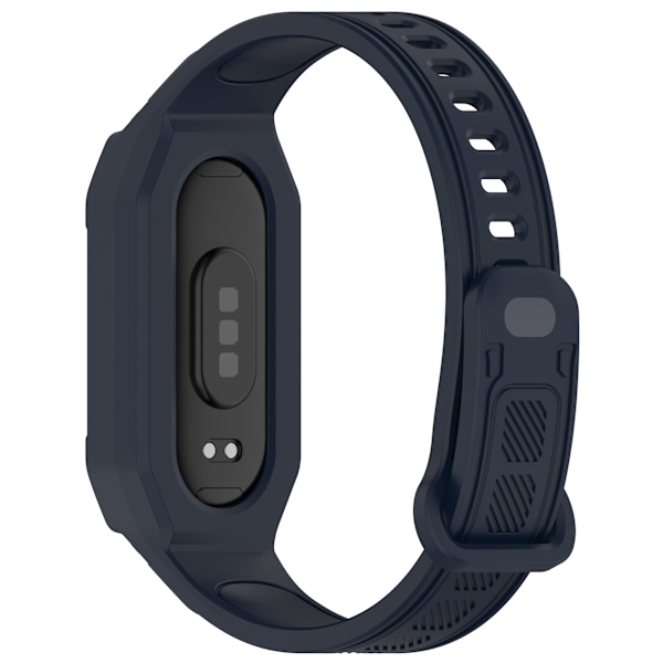 Universelt silikonebånd til Xiaomi Mi Band 9, 8, 7, 6, 5 Blå