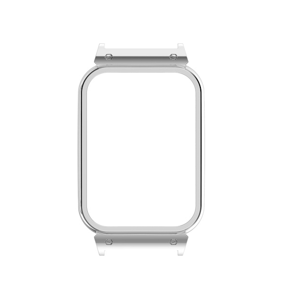 Kellon kehys Xiaomi Band 8 Prolle - 20 mm:n metallikehys Hopea