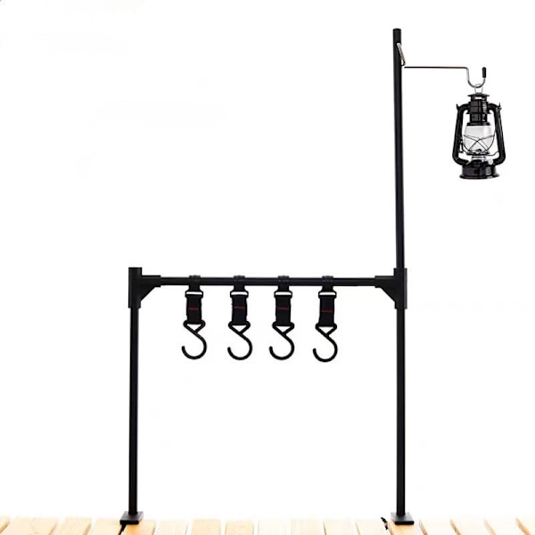 Camping Lantern Stand med förvaringsställ B