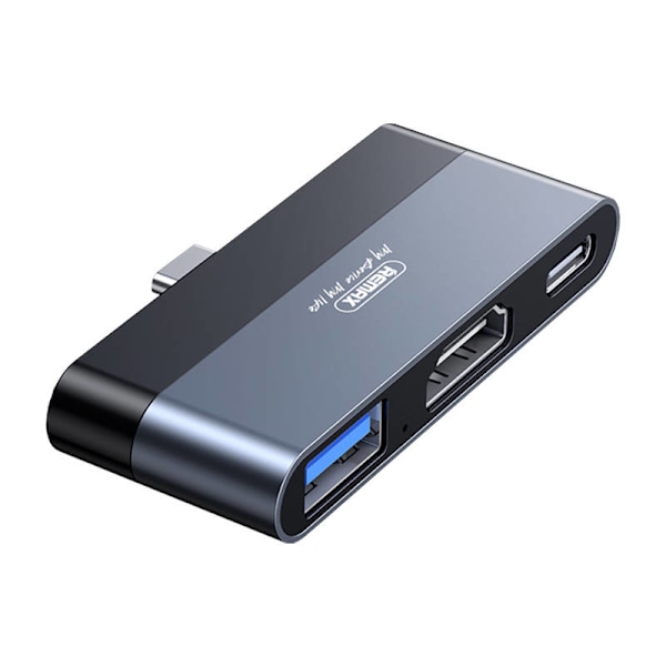 Dockningsstation Remax, RP-U15, USB, HDMI, USB-C (svart)