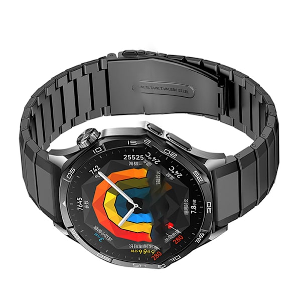 Titaaninharmaa kellon ranneke - 22 mm liitäntä Harmaa