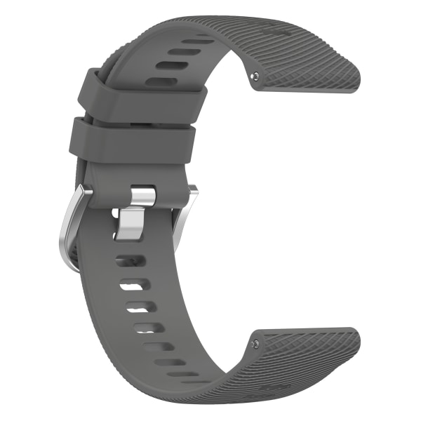 Urrem silikone Garmin Forerunner 265 / 265 Music / 255 / 255 Music / Venu 2 / Vivoactive 4 Mørkegrå 22 mm