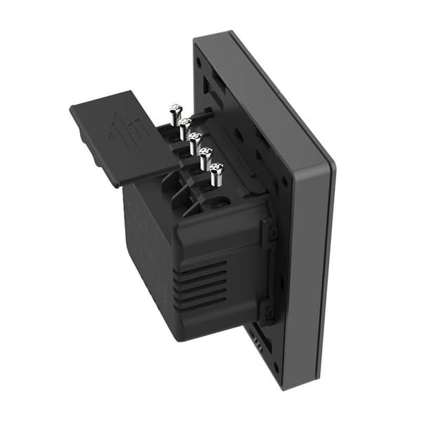 Smart WiFi väggbrytare SONOFF M5-2C-80 (2-kanals, för ram, grafit)