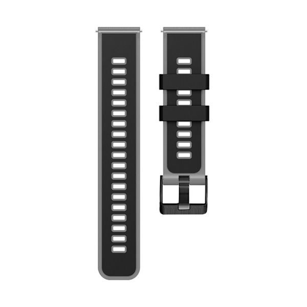Silikone urrem til Garmin Venu2/2S/SP/2plus Sort+grå