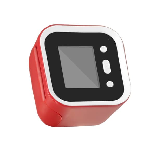 AI-stemme-termisk printer med 203 dpi, 2,4 inch skærm, Android og iOS samt bærbart lommedesign Red Red