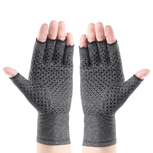 Kompressionshandsker Halvfinger 1 Par Sort S