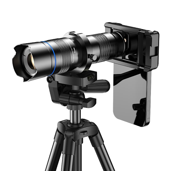 Utomhus 20-40X HD Teleobjektiv Svart
