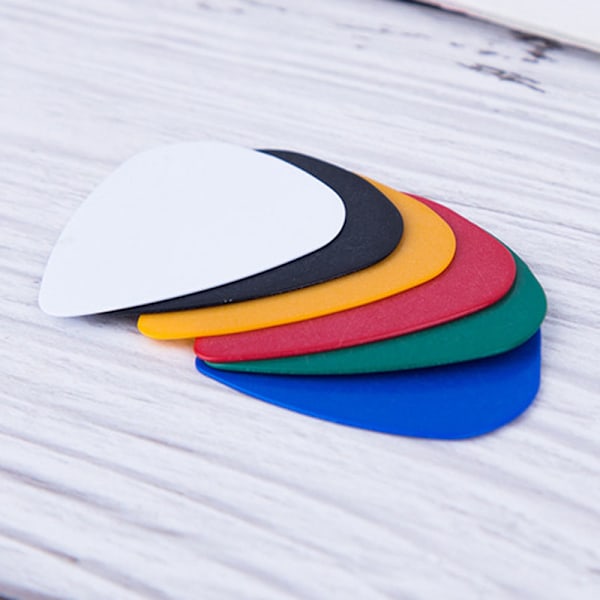 10 st Gitarplektrum i Blandade Färger M