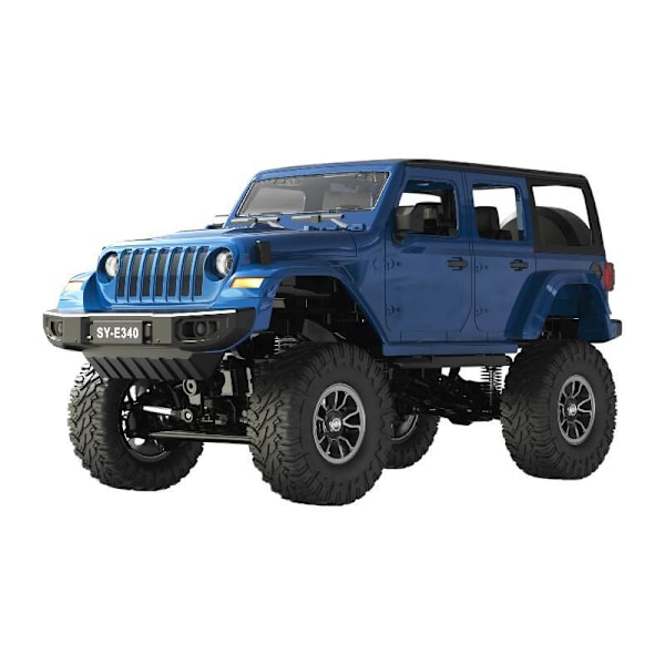 RC fjernstyret bil 1:14 Double Eagle (blå) Jeep Crawler Pro E340-003