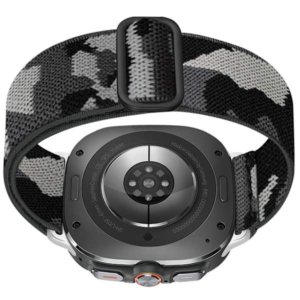 Samsung Watch 7 Ultra Elastisk nylonrem Kamouflage
