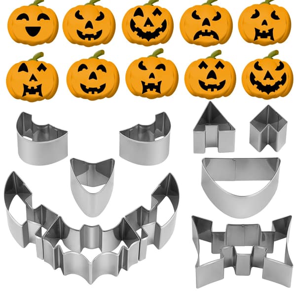12-delt Halloween Græskar Udskæring Værktøjssæt - Rustfrit Stål DIY Kit