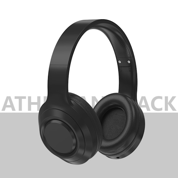 DR58 Klassiska Bluetooth-hörlurar - Omslutande Ljud Svart