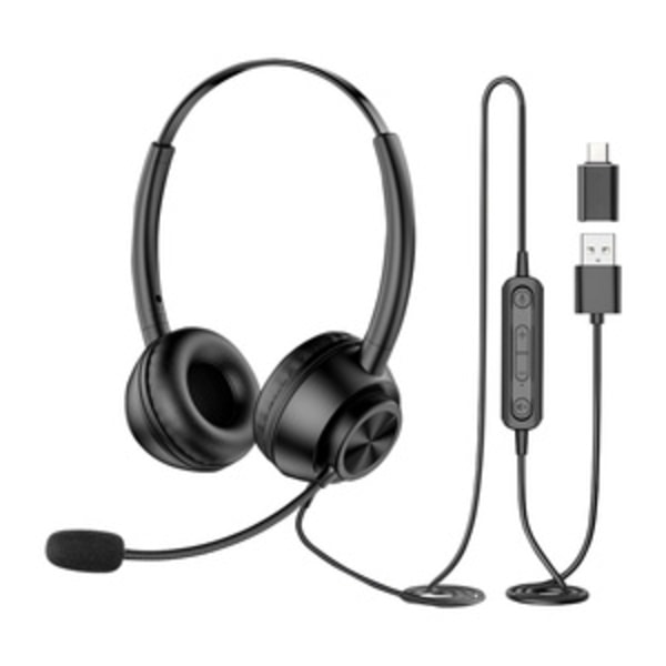 Kablet headset med mikrofon New Bee H368