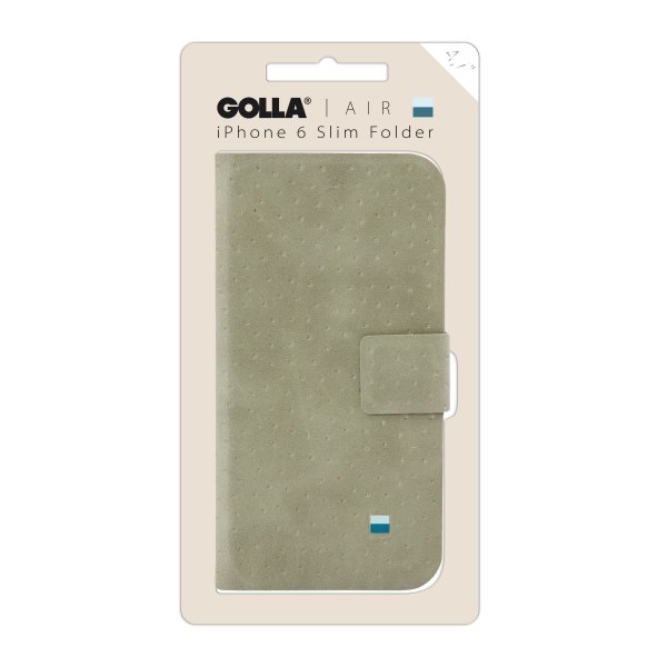 GOLLA AIR iPhone6/6S 4,7 Booklet Kreditkort Aqua G1730