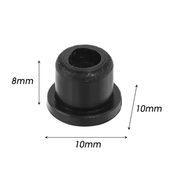 Firmware Clip Buckle - 100 st/förpackning, Svarta Nylonfästen
