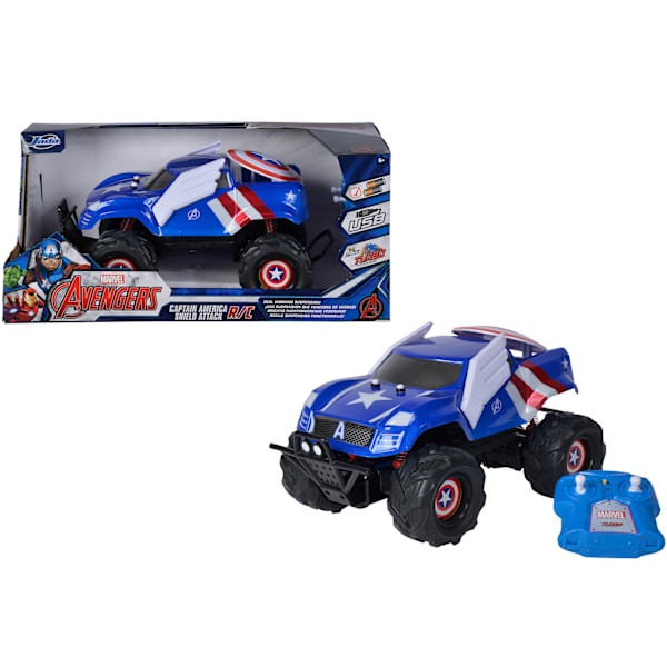 Jada Toys Marvel RC Captain America Attack 1:14