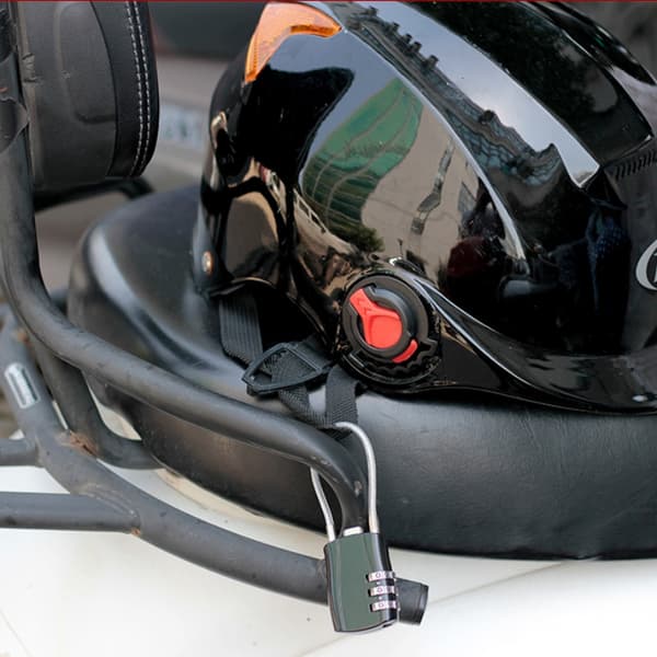 Riippulukko 3-numeroinen yhdistelmälukko Black Black