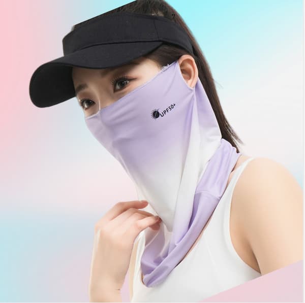 Sommar Utomhus Cykling Ansiktsmask Purple Purple