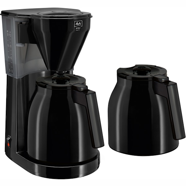 Melitta Termosbryggare Easy 2.0 Therm 2 Kannor Svart