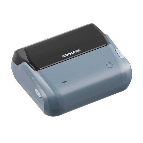 Niimbot B4 etiketprinter – bærbar termisk etiketprinter til lager, butik og logistik, 104 mm printbredde, Bluetooth, 2000 mAh batteri
