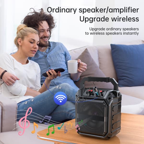 Bluetooth-lydadapter USB-drevet Bluetooth 5.4 sender og modtager med 3.5mm stereo, 10m rækkevidde og håndfri opkald