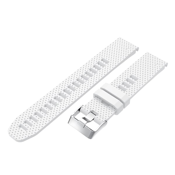 Silikone urrem til Garmin Fenix 5S Plus White White