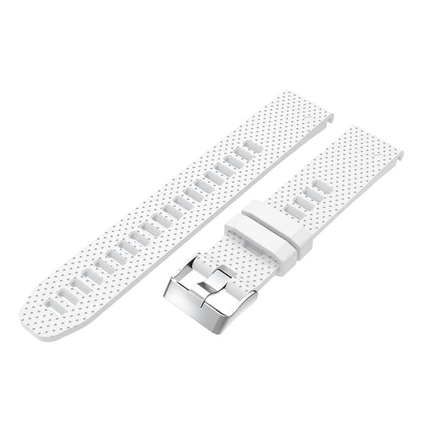 Silikoninen kellohihna Garmin Fenix 5S Plus -puhelimelle White White