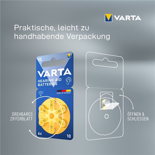 PR70 (10) batteri, 6 st. i blister