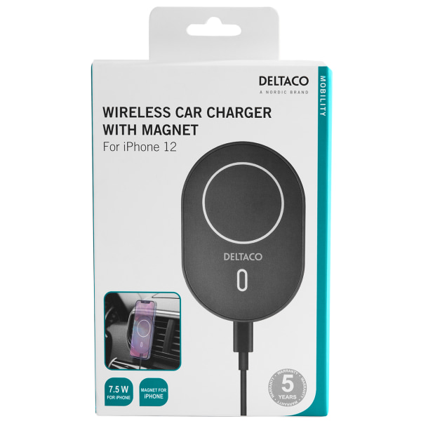 Wireless car charger, magnetic function, iPhone 12/13/14/15