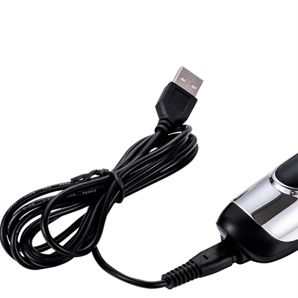 Hårklipper med LCD display og tilbehør Silver Silver