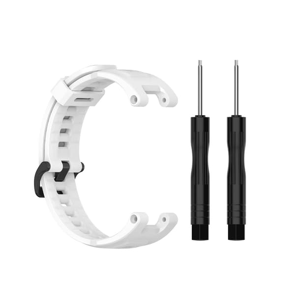 Silikone urrem til Amazfit T-Rex Pro White White