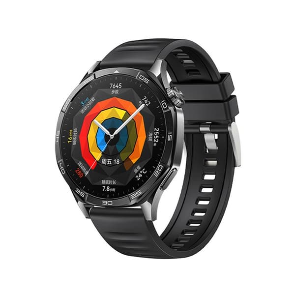 Kompatibel med Huawei GT5 Rem - Sort Silikone 22mm Black Black