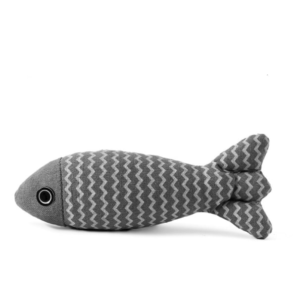 Pet Chew Toy, interaktiva kattkickerleksaker för inomhuskattunge för att lindra tristess Grå