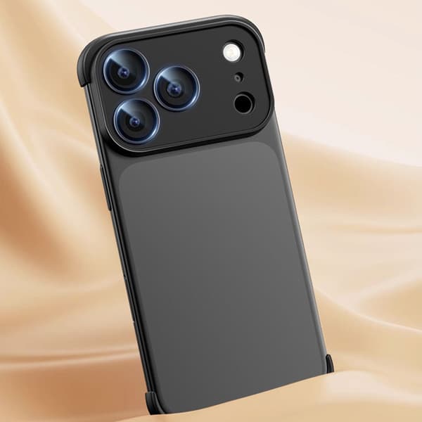Slankt Edge iPhone 17 Cover - Elegant Sort TPU, Stødsikkert & Linsebeskyttelse