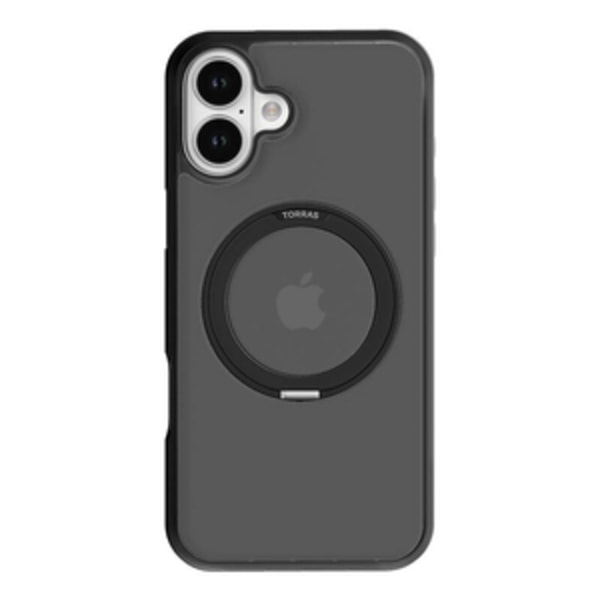 Torras Ostand Pro Cover til iPhone 16 Plus (sort)