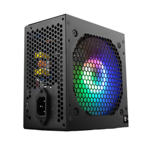 Computer strømforsyning Aigo AK600 RGB (sort)