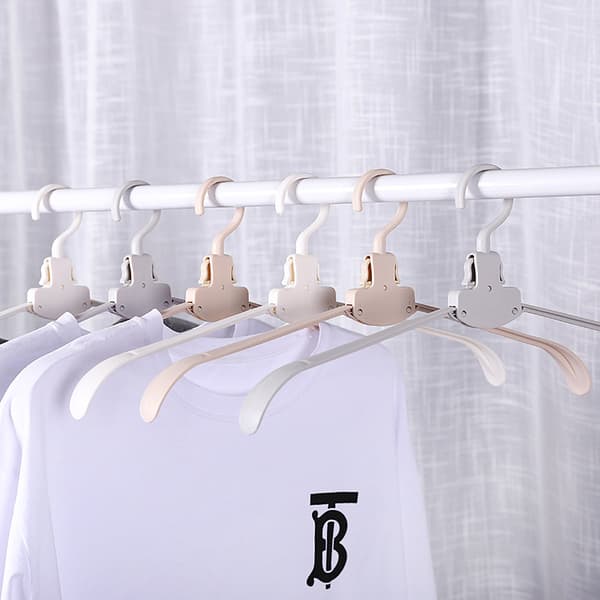 5-pack bärbara klädhängare för resor Grey Grey