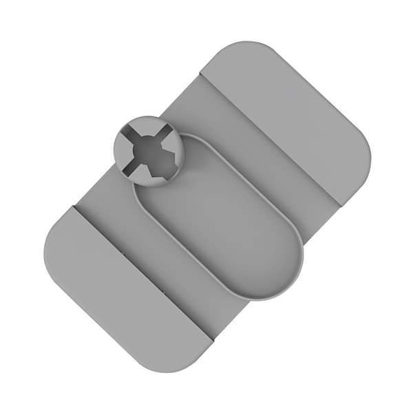 Grå Sofa Armlæns Kopholder Måtte - Silikone Sofa Kopholder Bakke, Kompatibel med de fleste sofaer