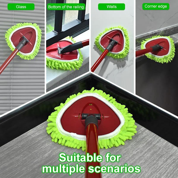Chenille Mop Refill Grön