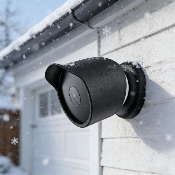 Skyddande Silikonfodral för Google Nest Cam Black Black