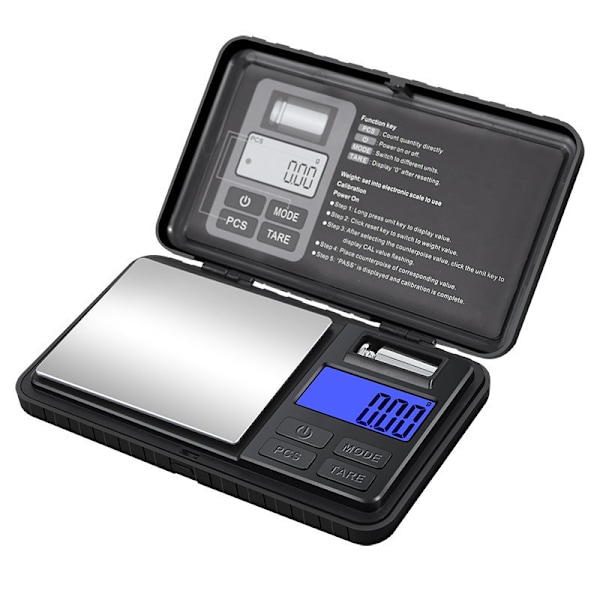 Multifunktionell Smyckesvåg Batteriutgåva 1kg/0.1g
