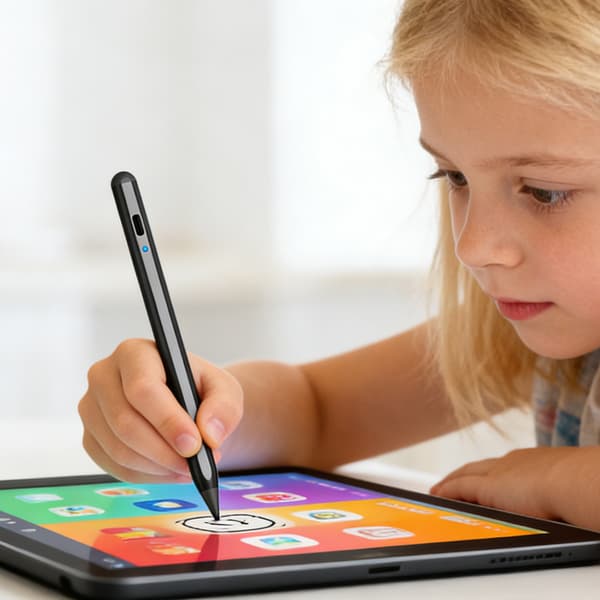 Universal Styluspenna för iPad med 4 spetsar Black iPad Black