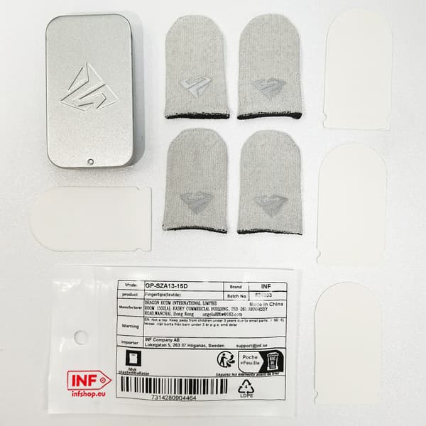 SZ-S02 Fingerskydd för Gaming - 2 par