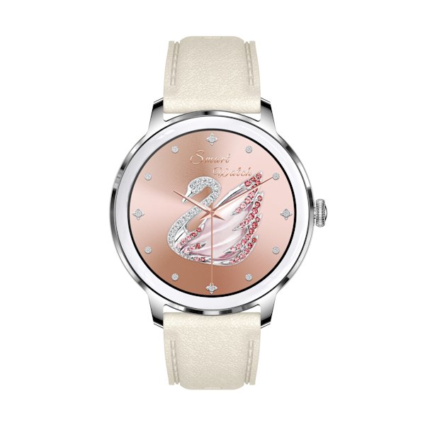 Smartwatch med puls-, blodtryks- og iltmåler Silver Silver