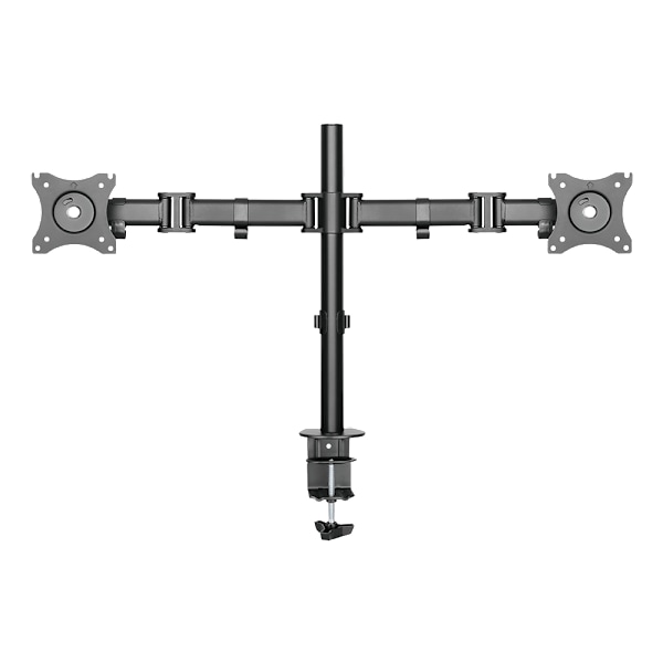 OFFICE Dual Desk Mount, tilt, swivel, rotate, 13"-27"