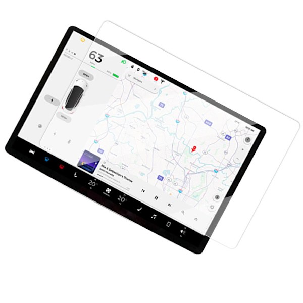 Tesla skärmskydd, 0,33 mm härdat glas L