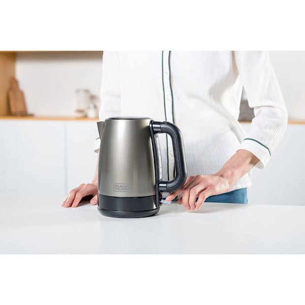 Vattenkokare 1,2L Borstat Stål