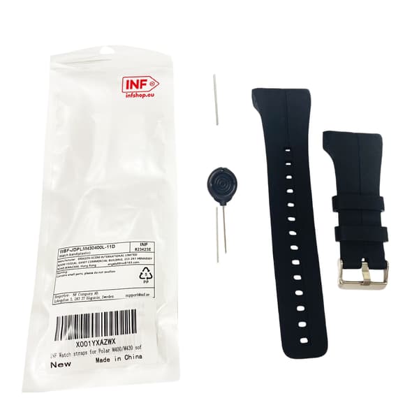 Kellon ranneke Black Polar M400/M430 L Black L
