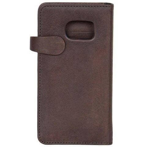 Mobilfodral 3 Kortfack Brun - Samsung S6 Edge