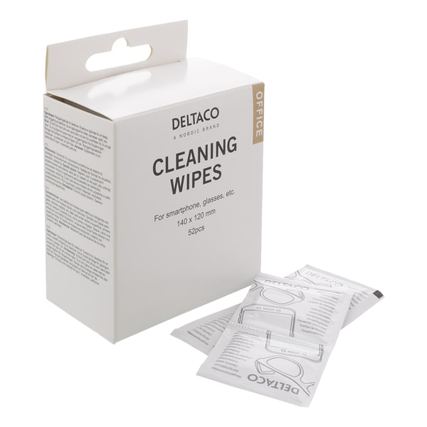 Office cleaning wipes for smartphone, 1-pack 52pcs